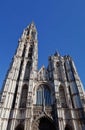 Towers Our Lady, Onze Lieve Vrouw, Antwerp, Belgium Royalty Free Stock Photo