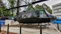 Bell UH-1 Iroquois Helicopter On Display At Dong Nai Museum, Vietnam.