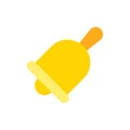 Bell vector illustration, Easter flat style icon Royalty Free Stock Photo