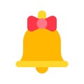 Bell vector, Isolated Easter flat style icon Royalty Free Stock Photo