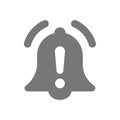 Bell warning, error and problem vector icon