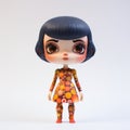 Bella: A Psychedelic Manga Doll With Dot-painted Colors