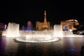 The Bellagio Fountains Royalty Free Stock Photo