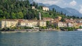 Bellagio, Italy. Amazing view of the village from the boat. Bellagio one of the most famous Italian place in the world