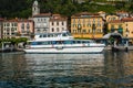 BELLAGIO ON LAKE COMO, ITALY, JUNE 15, 2016. View on coast line of Bellagio city on Lake Como, Italy. Italian landscape city with