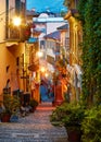 Bellagio at lake Como near Milan Italy.