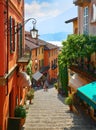 Bellagio at lake Como near Milan Italy. Royalty Free Stock Photo