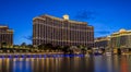 Bellagio Resort and Casino at dusk