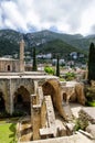 Bellapais Abbey in Northern Cyprus - Bellapais monastery - Cyprus landmarks Royalty Free Stock Photo