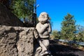 Sculpture of a gnome on the street of the village of Bellapais. Cyprus