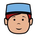 bellboy character hotel service icon