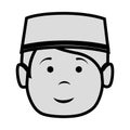 bellboy character hotel service icon