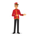 Bellboy hotel service Royalty Free Stock Photo