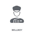 Bellboy icon from Hotel collection.