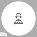 Bellboy vector icon sign symbol