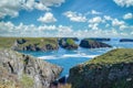Belle-Ile in Brittany, the Cote Sauvage Royalty Free Stock Photo