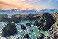 Belle-Ile in Brittany, the Cote Sauvage Royalty Free Stock Photo