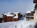 Belle Plagne ski resort Royalty Free Stock Photo