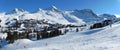 Belle Plagne ski resort landscape