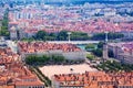 Bellecour square and Place Poncet, Lyon, France