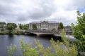 Belleek, Northern Ireland - 20 May 2022: The Belleek Pottery Works factory produces porcelain that is characterised by