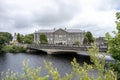 Belleek, Northern Ireland - 20 May 2022: The Belleek Pottery Works factory produces porcelain that is characterised by