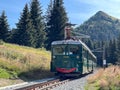 Bellevue, France, September 14th, 2021: Tramway to Mont Blanc
