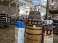 Bellevue, WA USA - circa August 2021: View of a Redemption Bourbon display inside a Total Wine beverage shop