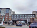 Street view of the Safeway grocery store front on Bellevue Way NE, near the downtown park