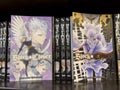 Bellevue, WA USA - circa July 2022: Close up, selective focus on Black Clover manga for sale inside a Barnes and Noble