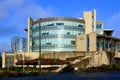 Kaiser Permanente medical care facility in downtown Bellevue in morning sunlight Royalty Free Stock Photo