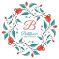 Bellflower floral element, wedding design