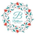 Bellflower floral element, wedding design