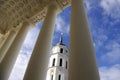 Bellfre tower of cathedral of Vilnius Royalty Free Stock Photo