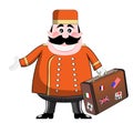 Bellhop Royalty Free Stock Photo