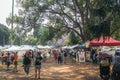 Bellingen valley town, NSW, Australia, 2019. Saturday markets.