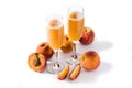 Bellini champagne cocktail Royalty Free Stock Photo