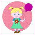 Bambina con palloncino