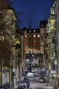 Bellmansgatan pÃÂ¥ SÃÂ¶dermalm i Stockholm pÃÂ¥ kvÃÂ¤llen