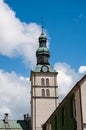 Bellow tower in MegÃÂ¨ve Royalty Free Stock Photo