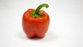 Bellpepper in white background or capsicum Royalty Free Stock Photo