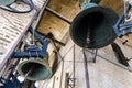 Bells of the ancient tower Giralda, Cathedral, Seville, Spain