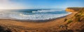 Bells Beach panorama, Great Ocean Road, Victoria, Australia