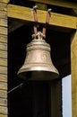 The bells in the belfry of an Orthodox Church.