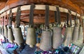 Bells in the Bulgarian countryside tavern Royalty Free Stock Photo