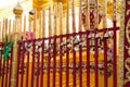 Bells in gold buddhist temple