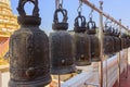 Bells in the temple Royalty Free Stock Photo