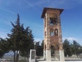 Belltower, bellfry at Gracanica monastery, Bosnia and Jerzegovina Royalty Free Stock Photo