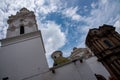 Belltower of the Cathedral Quito Royalty Free Stock Photo