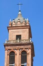 Belltower church of Ferrara. Italy.